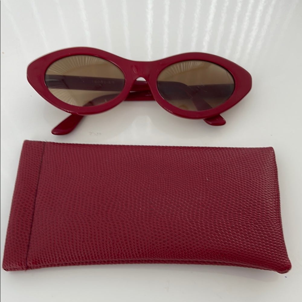 Emmanuel Khanh Paris Gigi Oval Cat Eye Glasses